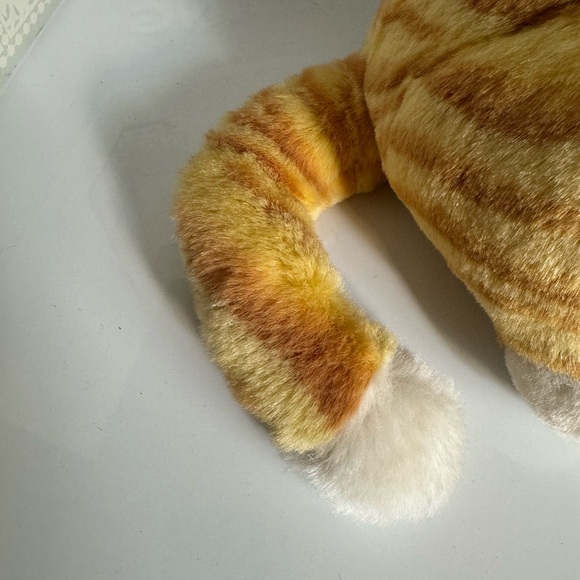 Fat Cats Orange Tabby Cheshire Grin Smile Novelty Inc Stuffed Plush Garfield - Picture 4 of 10